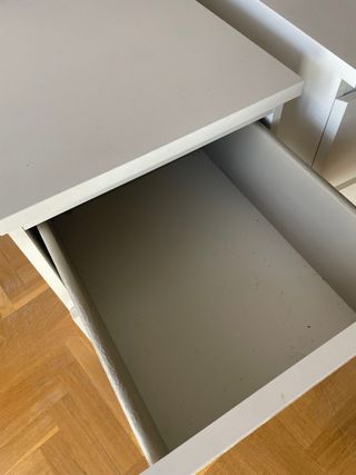 2 Cajoneras Malm Blancas Ikea