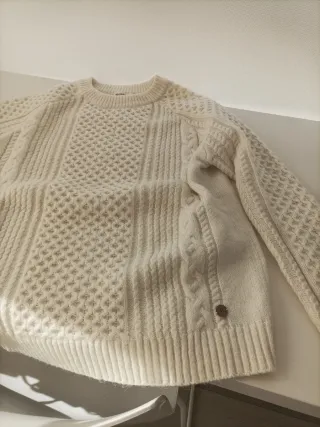 2 Jerséis de Lana Rayas Blanco y Negro