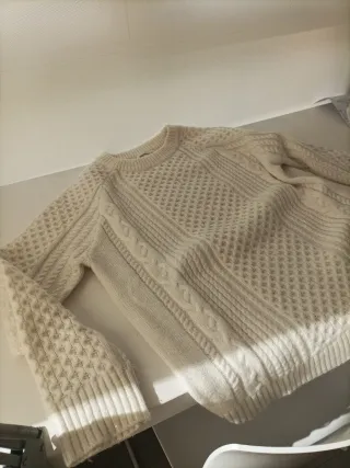 2 Jerséis de Lana Rayas Blanco y Negro