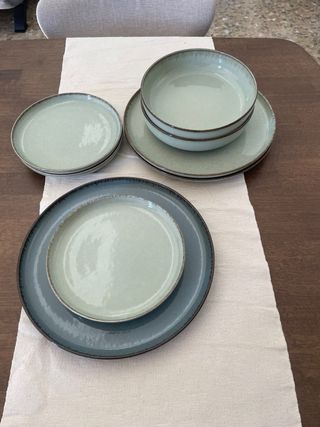 Set di 8 Piatti in Ceramica Ikea