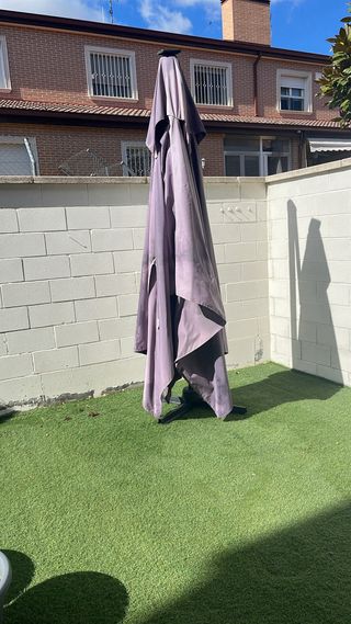 Sombrilla 4m con luz LED