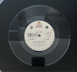 Madonna Deeper And Deeper single vinilo 7”
