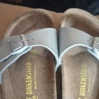 Sandalias Birkenstock Madrid Talla 37 Plata