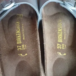 Sandalias Birkenstock Madrid Talla 37 Plata