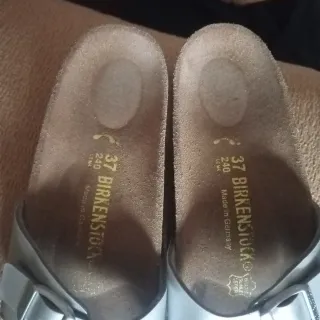 Sandalias Birkenstock Madrid Talla 37 Plata