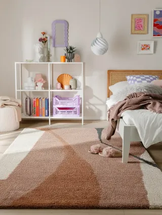 Alfombra Pop pelo largo 140x200cm