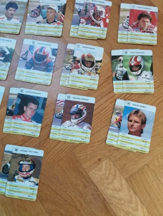 JUEGO CARTAS CAMPEONATO MOTOCICLISMO AÑO 1991