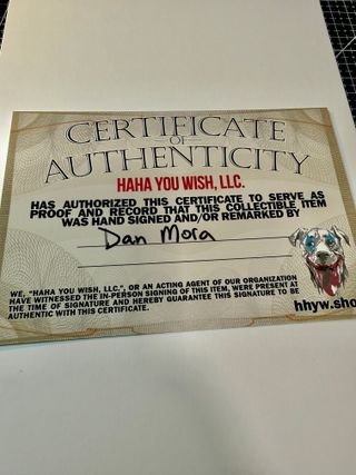 Comic USA Batman / Deadpool 1 Firma Dan Mora + COA