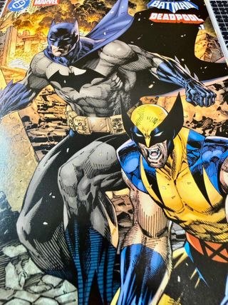 Comic USA Batman / Deadpool 1 Firma Dan Mora + COA