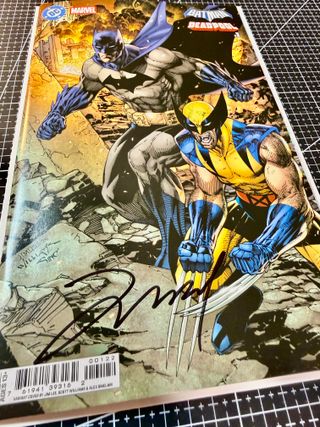 Comic USA Batman / Deadpool 1 Firma Dan Mora + COA