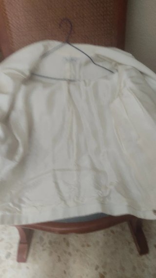 Chaqueta de señora blanco roto