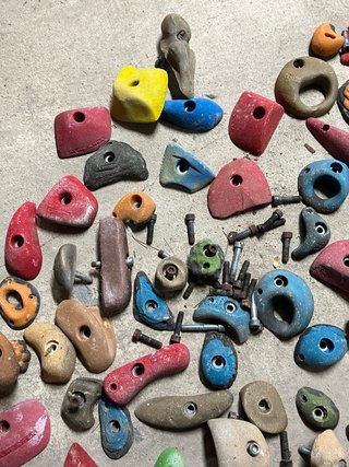 Muchas Piezas escalada rocodromo