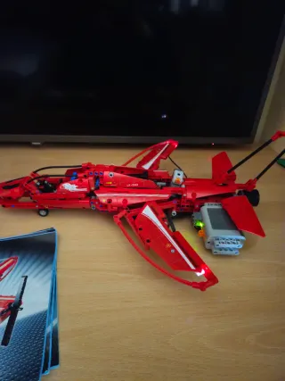 LEGO Technic 9394 areo con lego 8293 power fuction