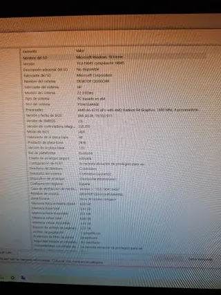 HP All-in-One 22-3103ns Táctil 21