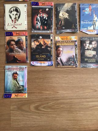 Lote 30 DVDs Películas en Inglés