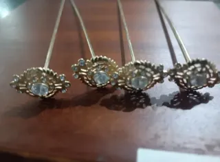 Aderezo racimo  fallera adulta oro.