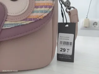 Bolso Paco Martinez multicolor y rosa