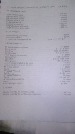 Accesorios para torno