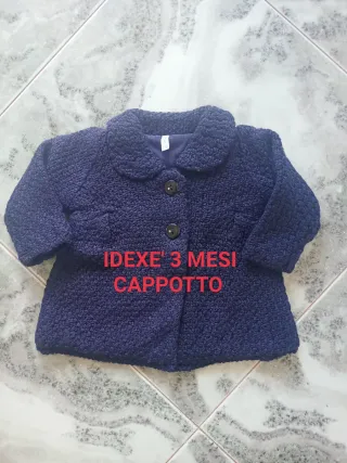 Cappotto neonato 3 mesi