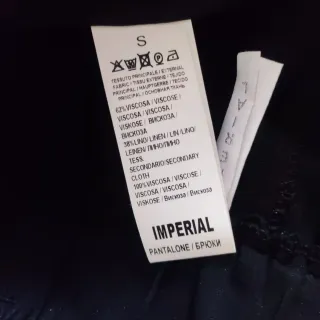 Pantaloni Imperial neri tg. S donna