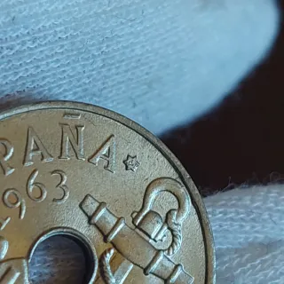 Moneda 50 céntimos España 1963*64*
