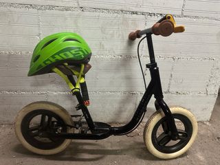 Bicicleta y Casco Infantil