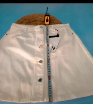 Minifalda vaquera Noisy May blanca