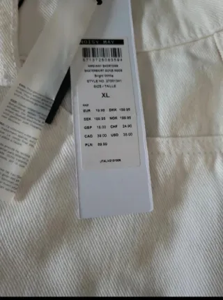 Minifalda vaquera Noisy May blanca