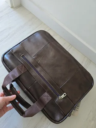 Maletín Pierre Delone Paris Piel Marrón