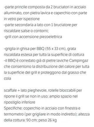 Barbecue Campingaz Texas Revolution S