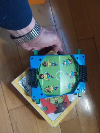 Futbol femenino juguete antiguo AZUL BAINSA