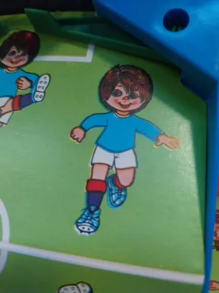 Futbol femenino juguete antiguo AZUL BAINSA