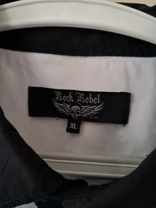 Camicia Rock Rebel Bicolore Uomo