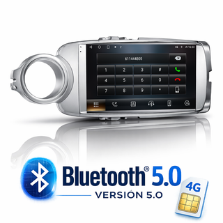 Pantalla GPS Toyota Yaris 2012-2017 CarPlay