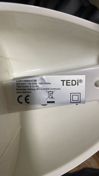 Plancha vapor vertical portátil TEDi con guantes