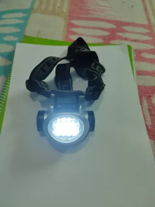 Linterna frontal LED minero