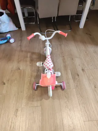 Bicicleta infantil Butterfly rosa