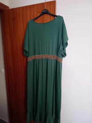 Vestido verde Shein talla 4XL