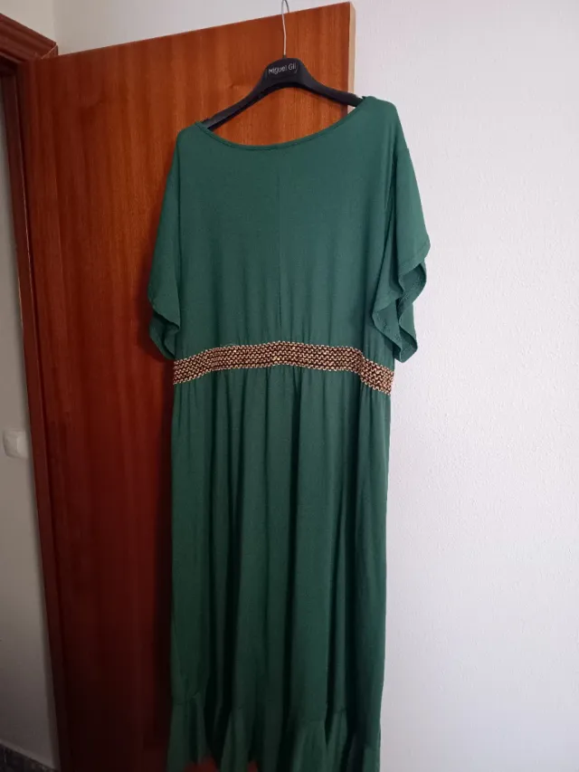 Vestido verde Shein talla 4XL
