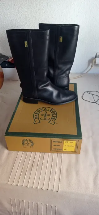 Botas Valverde del Camino Negras Talla 41