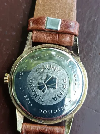 Reloj Cauny Cadet 17 Jewels Dorado