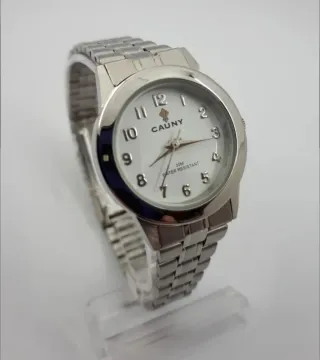 Reloj Cauny Plata y Blanco
