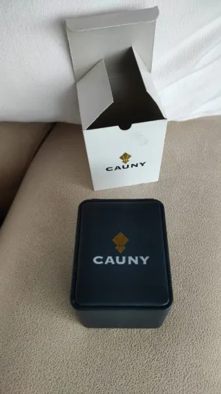 Reloj Cauny Plata y Blanco