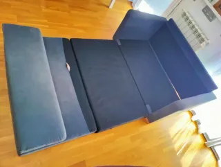Sofá cama Ikea Solsta Gris/Azul (2 plazas)