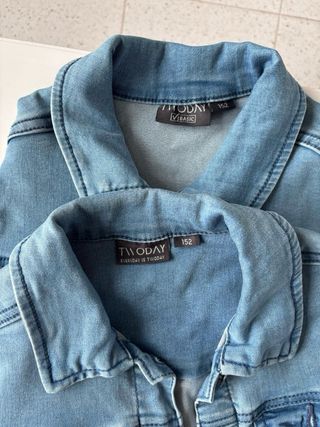 2 Chaquetas Vaqueras Niña Talla 152