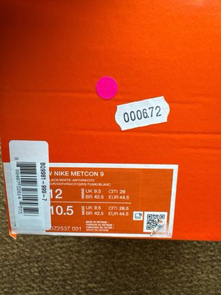 Nike Metcon 9 Scarpe da Allenamento Taglia 44.5