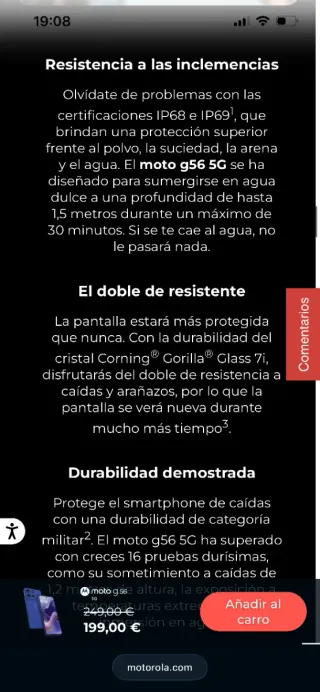 Moto G56 5G 512GB Nuevo!! GARANTIA CAMBIOS!!