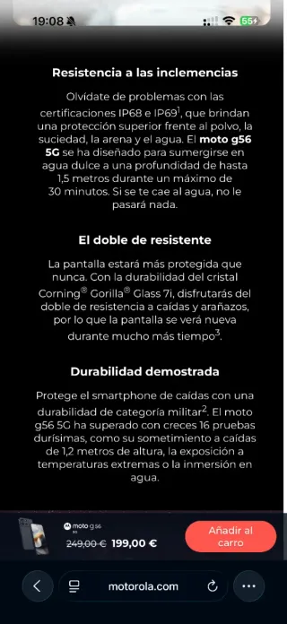 Moto G56 5G 512GB Nuevo!! GARANTIA CAMBIOS!!