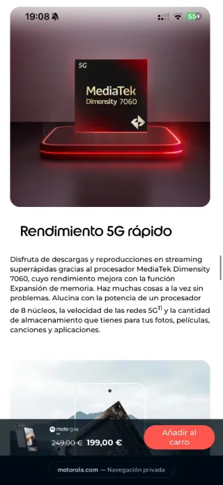 Moto G56 5G 512GB Nuevo!! GARANTIA CAMBIOS!!