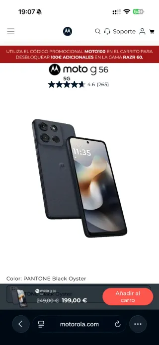 Moto G56 5G 512GB Nuevo!! GARANTIA CAMBIOS!!